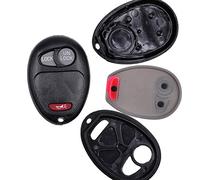 mt-key Télécommande de voiture sans fil 1 x boîtier 3 boutons pour GMC GM Hummer H3 2006-2009