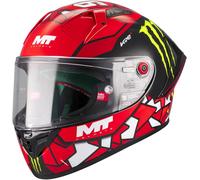 MT KRE+ S PIQUERAS Integralhelm schwarz-rot B5 XL