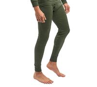 MT Pantalon de ski, thermique, pour homme sous-vêtements chauds et longs, avec intérieur doux, olive, XL