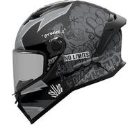 MT STINGER 2 TAGGER Integralhelm matt schwarz-grau B2 S