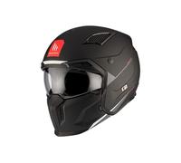 MT Streetfighter SV Casque Jet - Mat Zwart