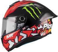 MT TARGO S PIQUERAS Integralhelm rot-schwarz-weiss B5 XS