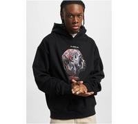 MT Upscale Sweat-shirt 'Flying High' gris / anthracite / rouge feu / noir, Taille XS