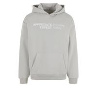 MT Upscale Sweat-shirt 'Appreciate & Respect' gris clair / blanc, Taille 4XL