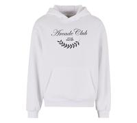 MT Upscale Sweat-shirt 'Arcade Club Fluffy' noir / blanc, Taille XXXL