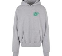 MT Upscale Sweat-shirt 'Athletic Club' gris chiné / vert gazon, Taille XL