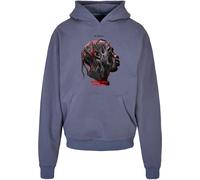 Mister Tee Flying High Heavy Oversize Hoodie Bleu M Homme