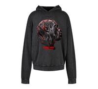 MT Upscale Sweat-shirt 'Flying High' gris / gris foncé / rouge / noir, Taille XXL