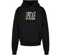 MT Upscale Sweat-shirt 'Fortune Cranes' vert pastel / rouge / noir / blanc, Taille XXL