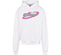 MT Upscale Sweat-shirt gris / gris foncé / rose néon / blanc, Taille S