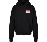 MT Upscale Sweat-shirt 'Hey! My Name Is' rouge sang / noir / blanc, Taille S