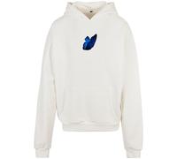 MT Upscale Sweat-shirt 'Le Papillon' crème / bleu / noisette / noir, Taille S