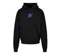 MT Upscale Sweat-shirt 'Le Papillon' bleu / gris / noir, Taille XXL