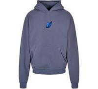 MT Upscale Sweat-shirt 'Le Papillon' bleu / saphir / gris / blanc, Taille M