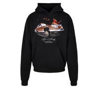 MT Upscale Sweat-shirt marron / rouge / noir / blanc, Taille L