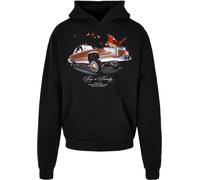 Mister Tee Pimp A Butterfly Heavy Oversize Hoodie Noir S Homme
