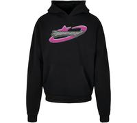 MT Upscale Sweat-shirt 'Speed' gris / gris foncé / rose / noir, Taille XL