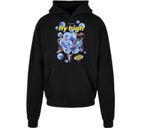 MT Upscale Sweatshirt Psychadellic Heavy Oversize Hoody Black L