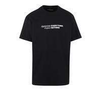 MT Upscale T-Shirt 'Appreciate Expect' noir / blanc, Taille XS