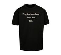 MT Upscale T-Shirt 'Bing Bab Boom' noir / blanc cassé, Taille XL