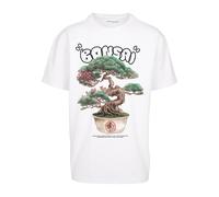 MT Upscale T-Shirt 'Bonsai' beige / vert / noir / blanc, Taille XL