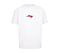 MT Upscale T-Shirt 'Boulevard Barbès' bleu / rouge / blanc, Taille XS