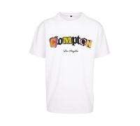 T-shirt oversize Mister Tee Compton L.A. Blanc M