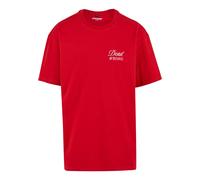 MT Upscale T-Shirt 'Dangerous Grounds' rouge sang / noir / blanc, Taille M