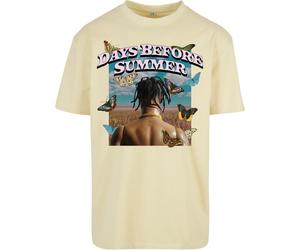 MT Upscale T-shirt Days Before Summer Oversize Tee Soft Yellow L