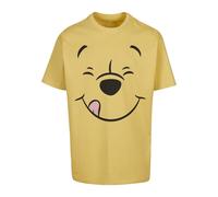MT Upscale T-Shirt 'Disney 100 Winnie Pooh Face' citron / rose clair / noir, Taille M