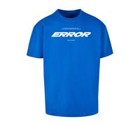 MT Upscale T-Shirt 'Error Wording' bleu cobalt / blanc, Taille S