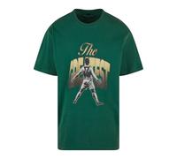 MT Upscale T-Shirt 'Greatest' beige / anthracite / gris clair / émeraude, Taille S