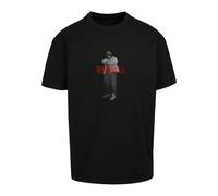MT Upscale T-Shirt gris / gris foncé / rouge / noir, Taille XS