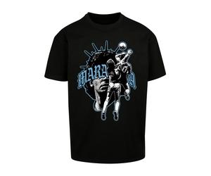 MT Upscale T-Shirt 'Hand Of God' azur / gris / noir / blanc, Taille XL