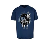 MT Upscale T-Shirt 'Hand Of God' bleu foncé / noir / blanc, Taille XXL