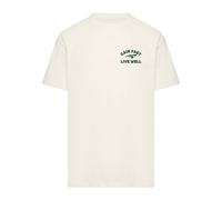 Mister Tee Heavy Burger Heavy Oversized Short Sleeve T-shirt Beige M Homme
