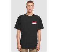 MT Upscale T-Shirt ' Hey! My Name Is' rouge / noir / blanc, Taille XL