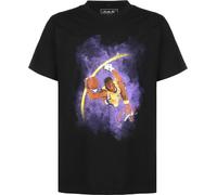 MT Upscale T-Shirt jaune / violet clair / orange foncé / noir, Taille S