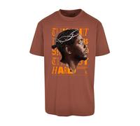 MT Upscale T-Shirt 'K-Dot' marron / gris / orange / noir, Taille S