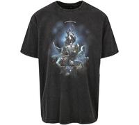 Mister Tee T-Shirt bleu fumé / noir / blanc, Taille XL