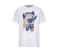 MT Upscale T-Shirt 'Le Papillon' nude / bleu roi / noir / blanc, Taille M