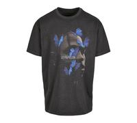 MT Upscale T-Shirt 'Le Pappilon' bleu / anthracite / gris clair, Taille M