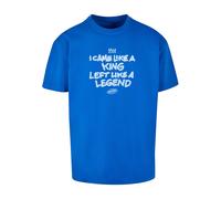 MT Upscale T-Shirt 'Like A Legend' bleu cobalt / blanc, Taille XS