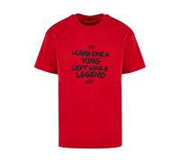 MT Upscale T-Shirt 'Like A Legend' rouge / noir, Taille XS