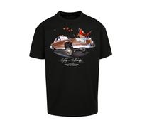 MT Upscale T-Shirt marron / rouge / noir / blanc, Taille L