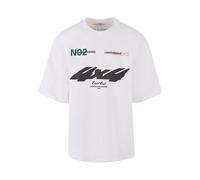MT Upscale T-Shirt mélange de couleurs / noir / blanc, Taille 5XL