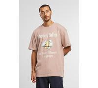 Mister Tee Money Talks Short Sleeve T-shirt Rose S Homme