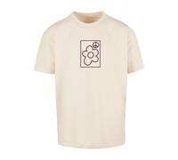 MT Upscale T-Shirt 'More Peace' crème / brun foncé, Taille XXL