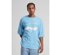 MT Upscale T-Shirt 'Motorsport' bleu clair / jaune / gris clair / blanc, Taille S