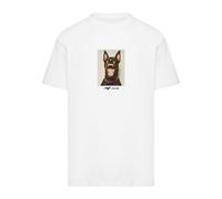 MT Upscale T-Shirt 'Neighbors' mélange de couleurs / blanc, Taille XS